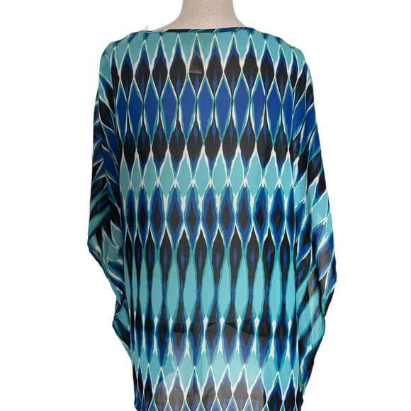 ❤️*  SOFT FLOWY V-NECK  TOP LARGE - Picture 4 of 5